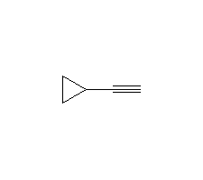 Cyclopropyl acetylene Structure,6746-94-7Structure