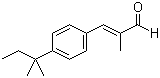 2-Propenal, 3-[4-(1,1-dimethylpropyl)phenyl]-2-methyl- Structure,67468-55-7Structure