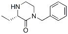 Piperazinone, 3-ethyl-1-(phenylmethyl)-, (3s)-(9ci) Structure,674791-89-0Structure