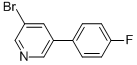 3-Bromo-5-(4-fluorpphenyl)pyridine Structure,675590-04-2Structure