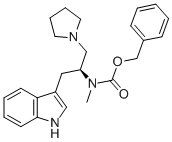 (S)-1-pyrrolidin-2-(1h-indol-3yl-methyl)-2-(n-cbz-n-methyl)aminoethane Structure,675602-66-1Structure