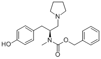 (S)-1-pyrrolidin-2-(4-hydroxybenzyl)-2-(n-cbz-n-methyl)aminoethane Structure,675602-71-8Structure