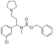 1-Pyrrolidin-3-(3-chlorophenyl)-3-(n-cbz-n-methyl)amino-propane Structure,675602-81-0Structure