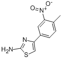 4-(4-Methyl-3-nitrophenyl)thiazol-2-ylamine Structure,675602-95-6Structure