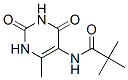 Propanamide, 2,2-dimethyl-n-(1,2,3,4-tetrahydro-6-methyl-2,4-dioxo-5-pyrimidinyl)-(9ci) Structure,675841-23-3Structure