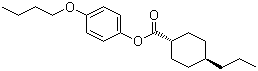 4β-propyl-1α-cyclohexanecarboxylic acid 4-butoxyphenyl ester Structure,67589-41-7Structure