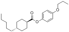 4-Propoxyphenyl-4-trans-n-pentylcyclohexylcarboxylate Structure,67589-54-2Structure