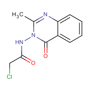 2-Chloro-n-(2-methyl-4-oxo-3(4h)-quinazolinyl)acetamide Structure,6761-07-5Structure