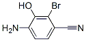 3-Bromo-4-cyano-2-hydroxy-1-aminobenzene Structure,676124-40-6Structure