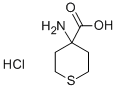 4-Aminotetrahydro-2h-thiopyran-4-carboxylic acid hydrochloride Structure,67639-41-2Structure