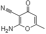 2-Amino-6-methyl-4-oxo-4h-pyran-3-carbonitrile Structure,67643-16-7Structure