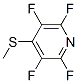 Pyridine, 2,3,5,6-tetrafluoro-4-(methylthio)-(9ci) Structure,67644-45-5Structure