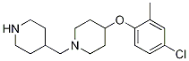 4-(4-Chloro-2-methylphenoxy)-1-piperidin-4-ylmethyl-piperidine Structure,676517-43-4Structure