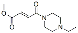 2-Butenoicacid,4-(4-ethyl-1-piperazinyl)-4-oxo-,methylester(9ci) Structure,676641-62-6Structure