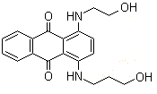 1-(2-Hydroxyethylamino)-4-(3-hydroxypropylamino)anthracene-9,10-dione Structure,67674-26-4Structure