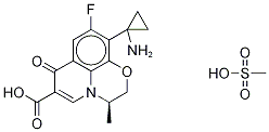 ent-Pazufloxacin Mesylate Structure,677004-96-5Structure