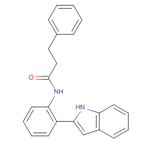 N-(2-(1h-indol-2-yl)-phenyl)-3-phenyl-propionamide Structure,677297-19-7Structure