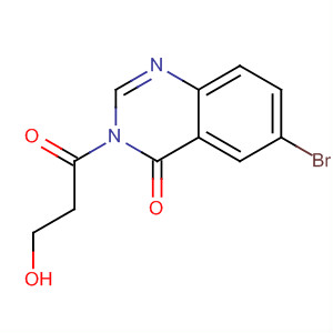 6-Bromo-3-(3-hydroxy-propionyl)-3h-quinazolin-4-one Structure,677298-27-0Structure