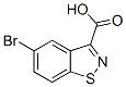 1,2-Benzisothiazole-3-carboxylic acid, 5-bromo- Structure,677304-78-8Structure