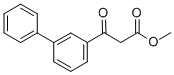 3-Biphenyl-3-yl-3-oxo-propionic acid methyl ester Structure,677326-70-4Structure