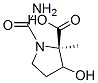 Proline, 1-(aminocarbonyl)-2-hydroxy-(9ci) Structure,67736-30-5Structure