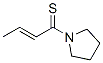 Pyrrolidine, 1-(1-thioxo-2-butenyl)- (9ci) Structure,67797-22-2Structure