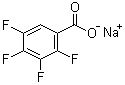 Sodium 2,3,4,5-tetrafluorobenzoate Structure,67852-79-3Structure