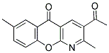 3-Acetyl-2,7-dimethyl-5H-[1]benzopyrano[2,3-b]pyridin-5-one Structure,67867-48-5Structure