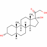 Tetrahydro-11-deoxy cortisol Structure,68-60-0Structure