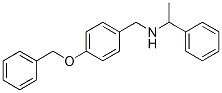 (4-Benzyloxybenzyl)-(1-phenylethyl)amine Structure,680185-56-2Structure