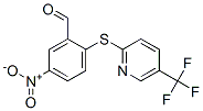 5-Nitro-2-([5-(trifluoromethyl)pyridin-2-yl]thio)benzaldehyde Structure,680579-40-2Structure