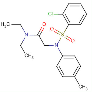 2-[(2-Chloro-benzenesulfonyl)-p-tolyl-amino]-n,n-diethyl-acetamide Structure,680588-92-5Structure