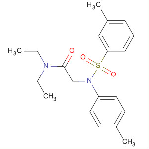 N,n-diethyl-2-[(toluene-3-sulfonyl)-p-tolyl-amino]-acetamide Structure,680588-93-6Structure