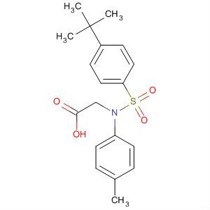 [(4-Tert-butyl-benzenesulfonyl)-p-tolyl-amino]-acetic acid Structure,680591-32-6Structure