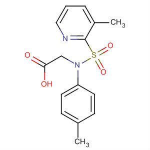 [(3-Methyl-pyridine-2-sulfonyl)-p-tolyl-amino]-acetic acid Structure,680591-50-8Structure