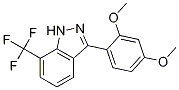 1H-Indazole, 3-(2,4-dimethoxyphenyl)-7-(trifluoromethyl)- Structure,680611-18-1Structure