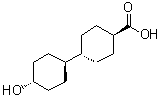 Trans,trans-4-(4-hydroxycyclohexyl)cyclohexanecarboxylicacid Structure,68077-64-5Structure