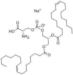 1,2-Dioleoyl-sn-glycero-3-phospho-L-serine.Na Salt2 Structure,6811-55-8Structure