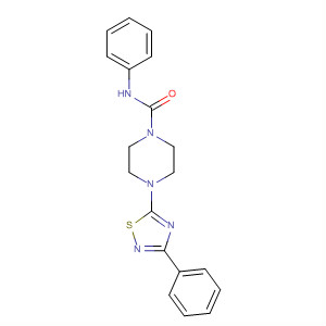 N-phenyl-4-(3-phenyl-1,2,4-thiadiazol-5-yl)-1-piperazinecarboxamide Structure,681136-29-8Structure