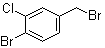 1-Bromo-4-(bromomethyl)-2-chlorobenzene Structure,68120-44-5Structure