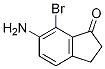 6-Amino-7-bromo-2,3-dihydro-1h-inden-1-one Structure,681246-49-1Structure