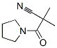 Pyrrolidine, 1-(2-cyano-2-methyl-1-oxopropyl)- (9ci) Structure,681247-26-7Structure