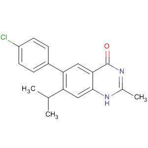 6-(4-Chloro-phenyl)-7-isopropyl-2-methyl-3h-quinazolin-4-one Structure,681292-05-7Structure