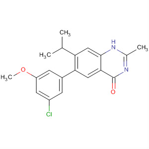 6-(3-Chloro-5-methoxy-phenyl)-7-isopropyl-2-methyl-3h-quinazolin-4-one Structure,681292-16-0Structure