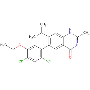 6-(2,4-Dichloro-5-ethoxy-phenyl)-7-isopropyl-2-methyl-3h-quinazolin-4-one Structure,681292-23-9Structure