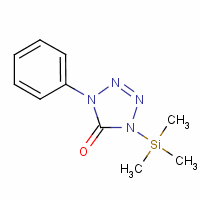 1-Phenyl-4-trimethylsilyl-tetrazol-5-one Structure,68140-26-1Structure