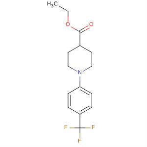 Ethyl 1-(4-(trifluoromethyl)phenyl)piperidine-4-carboxylate Structure,681481-98-1Structure