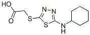 {[5-(Cyclohexylamino)-1,3,4-thiadiazol-2-yl]thio}aceticacid Structure,68161-57-9Structure