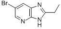 6-Bromo-2-ethyl-3h-imidazo[4,5-b]pyridine Structure,68175-12-2Structure