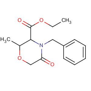 (2R,3s)-ethyl 4-benzyl-2-methyl-5-oxomorpholine-3-carboxylate Structure,681851-26-3Structure